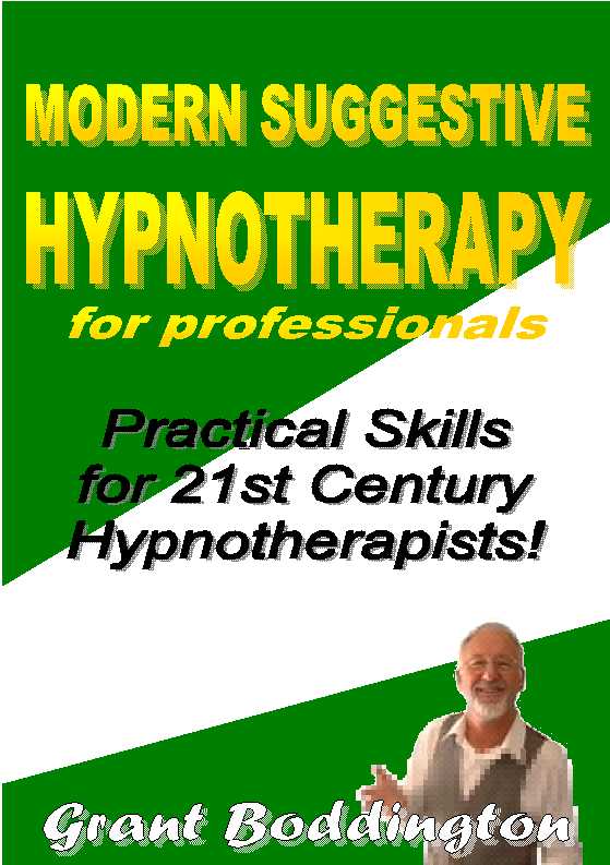 Modern Suggestive Hypnotherapy for
                          Professionals